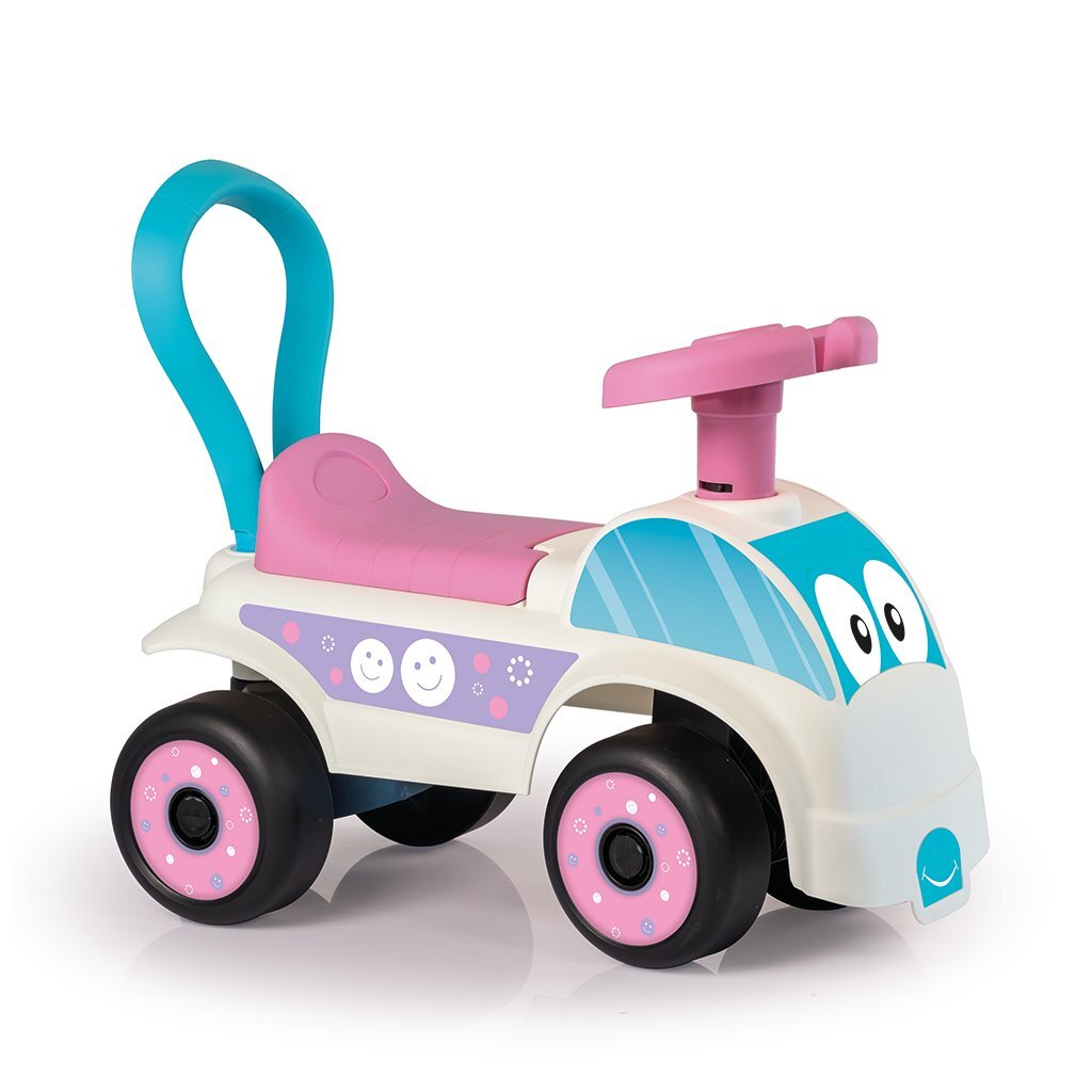 Dolu Laufwagen rosa weiß