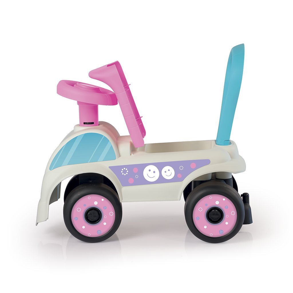 Dolu Laufwagen rosa weiß