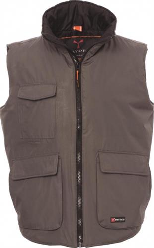 Wollte Bodywarmer Smoke Schwarz l