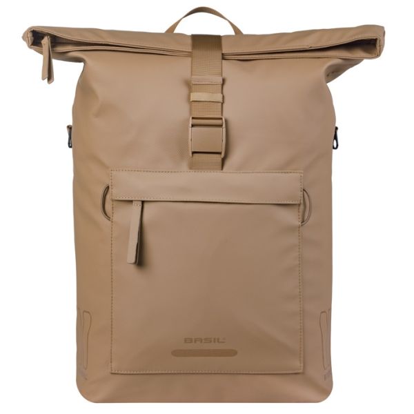 Basil Fahrrad-Umhängetasche Brooklyn Mik 17l 14 x 32 x 40 cm – Sand