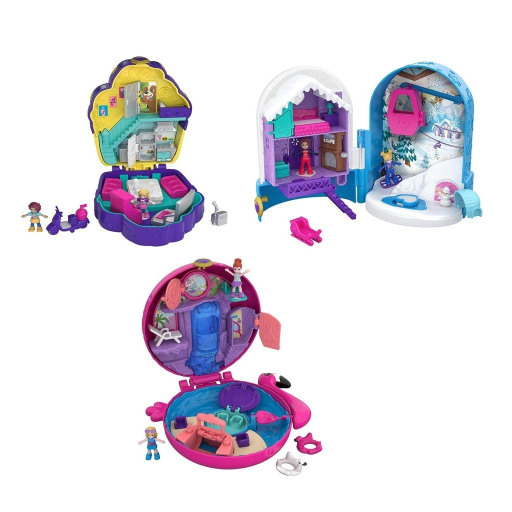 Mattel polly pocket Tasche Welt Otter Aquarium