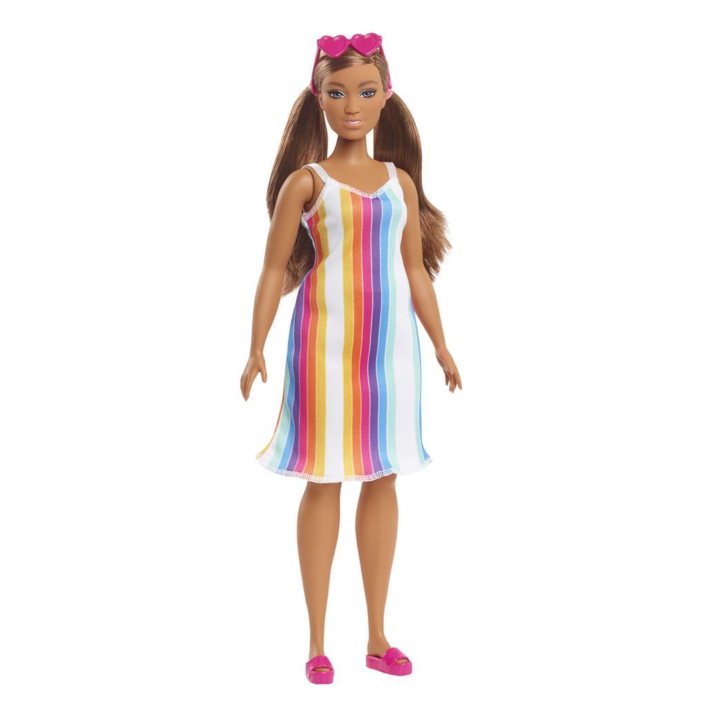 Barbie loves the ocean pop regenboogjurk