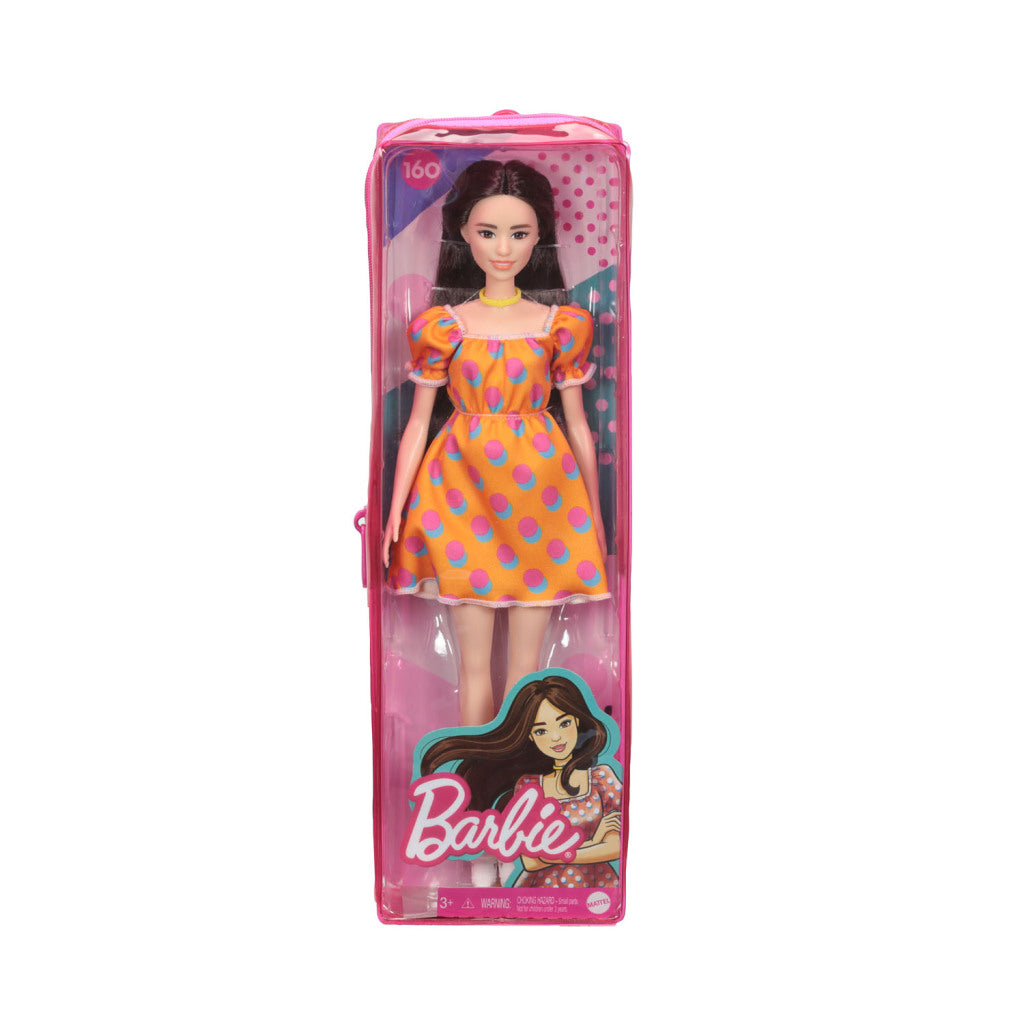 Mattel Fashionistas Czarna biała sukienka