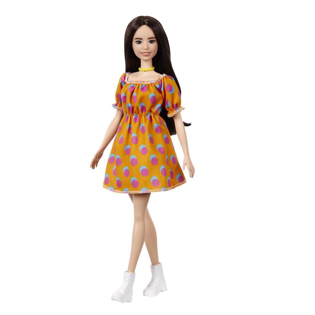 Mattel Fashionistas Czarna biała sukienka