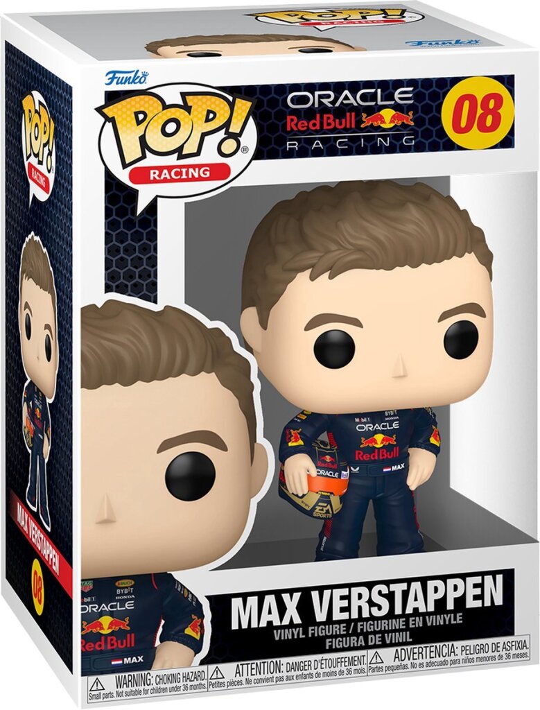 Funko Doll! Vzorec 1 Max Verstappen s přilbou