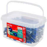 Ako producten ringisolator 2 color zwartblauw edx 125st