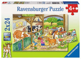 Ravensburger Happy Farm Life, 2 x 24 Stk.