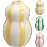 Home styling vaas streep 8x12cm 3 assorti
