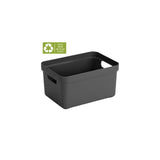 Sunware Sigma Home Aufbewahrungsbox 13l Anthrazit 35,2 x 25,3 x 18,3 cm