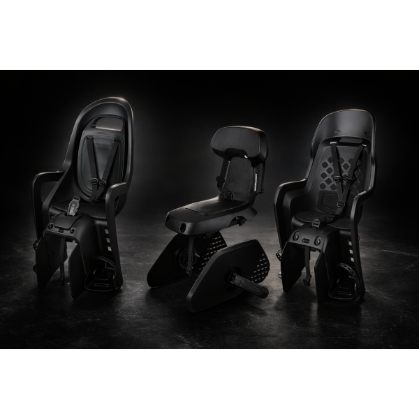 Polisport Kindersitz hinten Guppy Junior – Black Edition