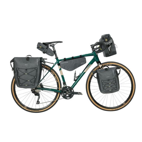 Basilikum Navigator Storm Sattle Bag - Kompakte Fahrradbeutel - Unisex - Fahrrad - Schwarz