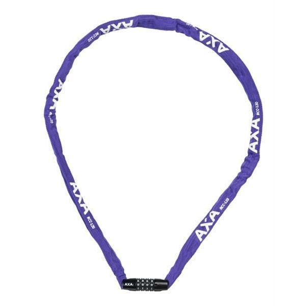 Axa Schlosskette starr 120cm Codeschloss lila (Karte)