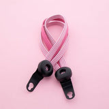 Qibbel Widek Tragegurt Explorer 20 schwarze Halterungen rosa weiß
