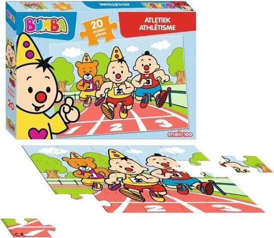 Studio 100 Bumba-Puzzle - Leichtathletik - 20 Teile