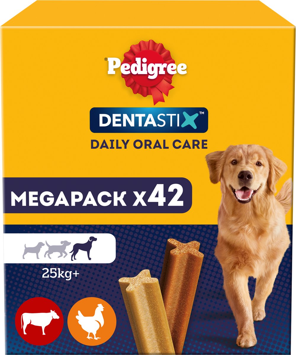 Pedigree Dentastix – großer Hund – Zahnpflege – 42 Kauartikel