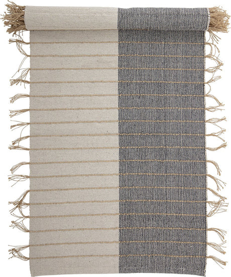 Bloomingville – Aciano-Teppich – Beige – Baumwolle