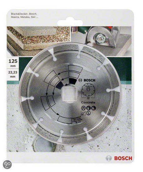 Bosch - Diamanttrennscheibe Beton 115 x 22 x 1,7 x 7,0 mm