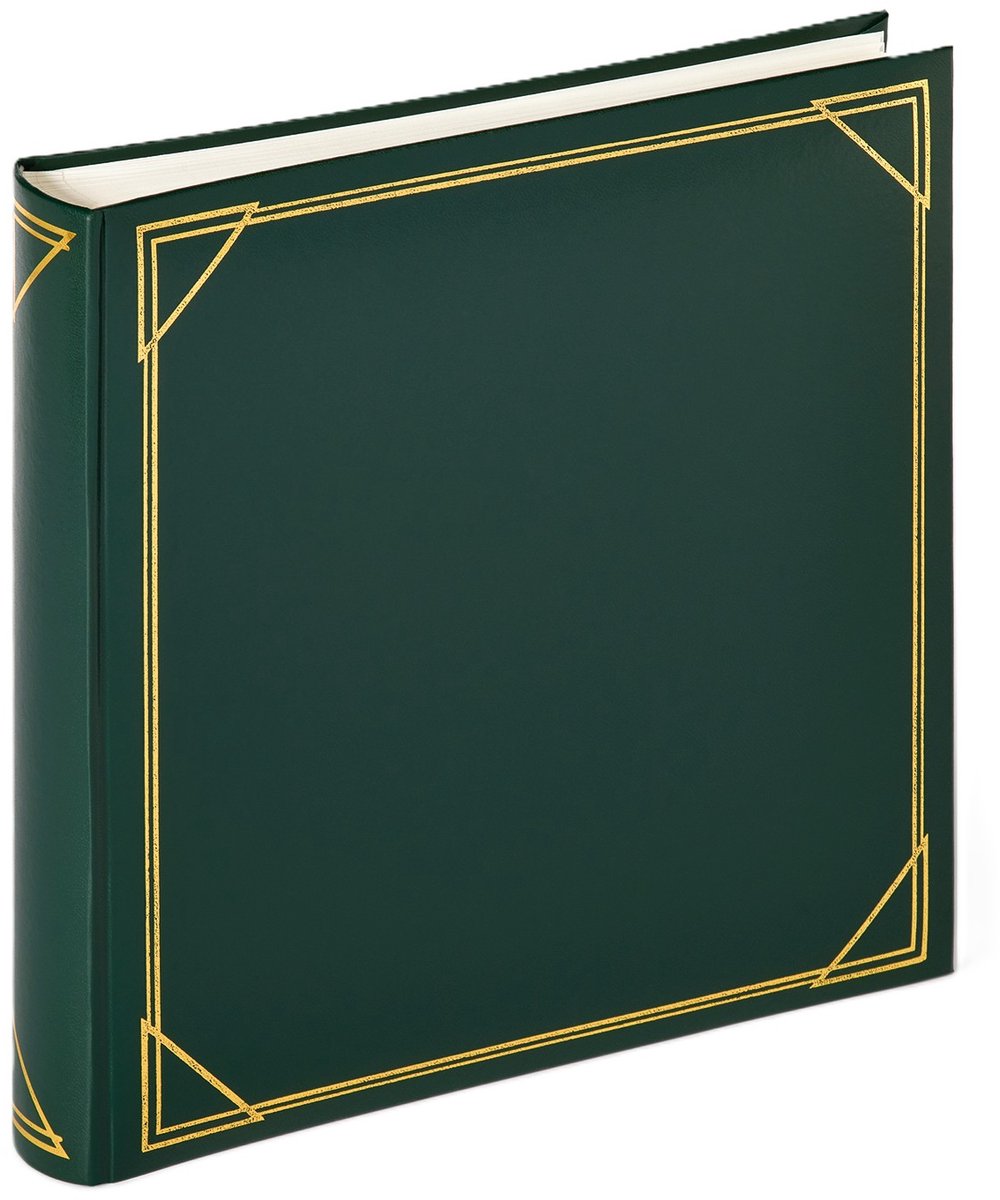 Walther mx-200-a Standard – klassisches Album – Format 30 x 30 cm – 100 weiße Seiten – grün