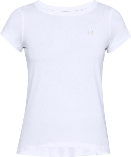 Under Armour Tech Mesh Kurzarm-Damen-Sportshirt – Weiß