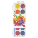 Kreative Bastelgruppe, Farbpalette Neon mit Pinsel