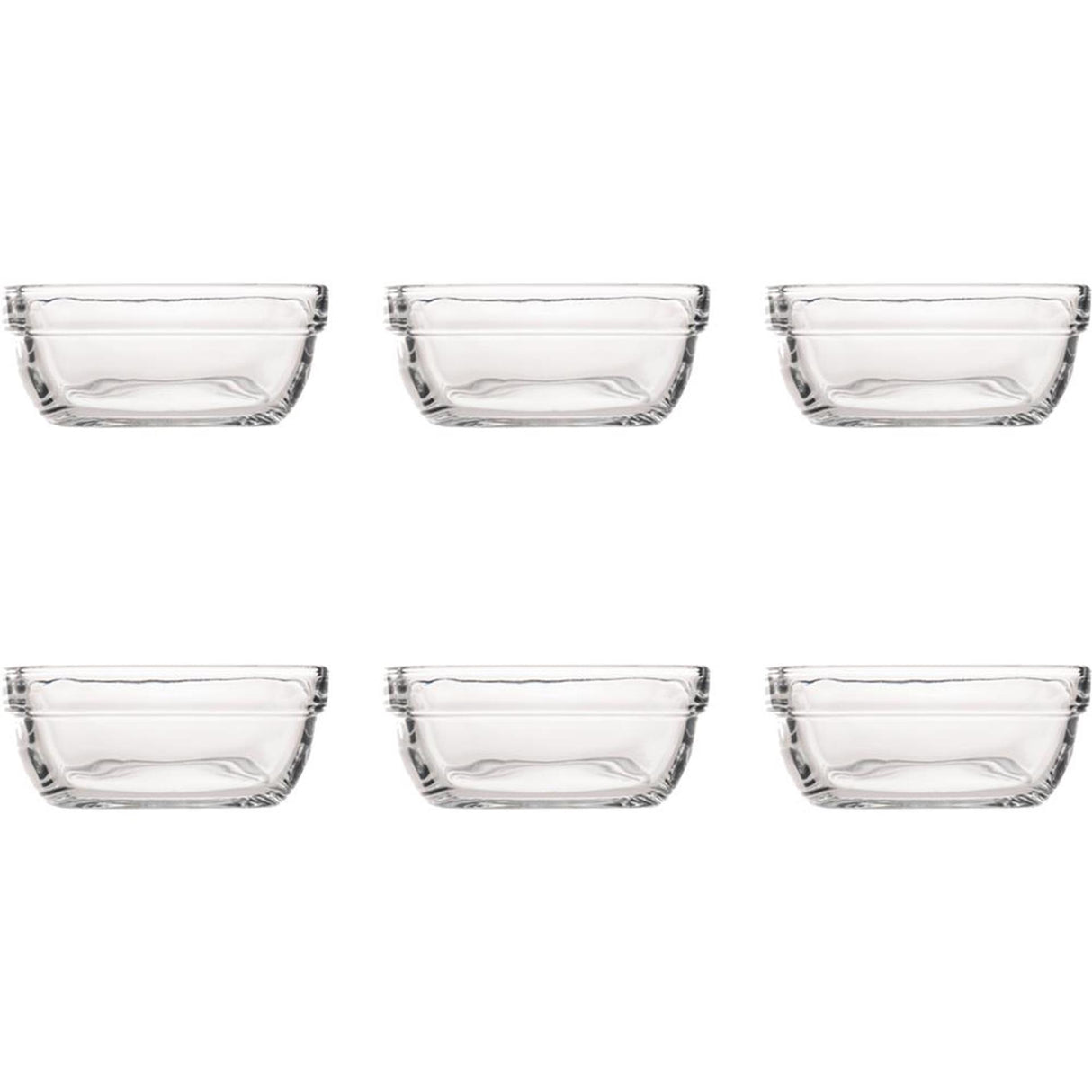 Duralex Schüssel Carre 11cm 6 Stück