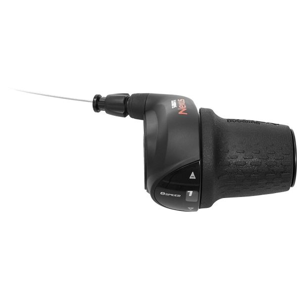 Shimano Drehversteller (rechts) Nexus 8 SL-C6000 ohne Bremshebel und Außenzug – schwarz (Werkstattverpackung)