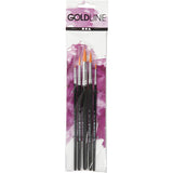 Creativ Company Gold Line Pinsel runden, 5st.