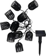 Solarlichtkabel schwarz, 420 cm
