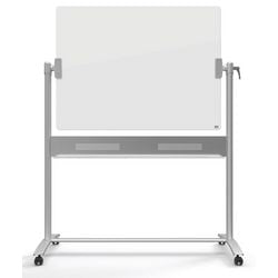 Glasbord nobo 900 x 1200 mm wit magnetisch