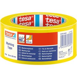 Tesa Bodenmarkierungsband 60760 gelb 50 mm x 33 m PVC