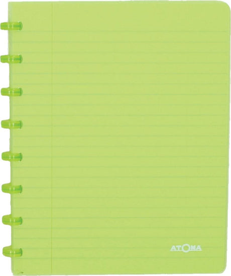 Atoma Notizbuch trendy A5 Q5 grün rot lila