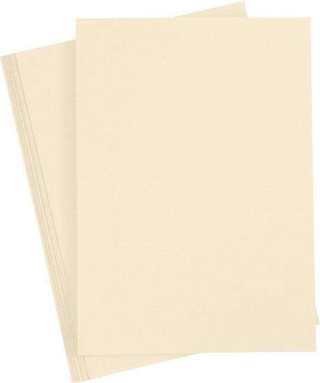 Creativ Company Farbkarton Sandfarbe A4, 20 Blatt