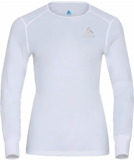 Odlo Active Warm Langarm-Thermoshirt Damen – Weiß – Größe M
