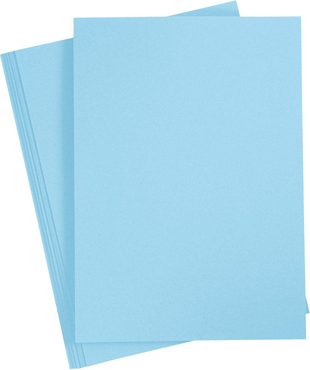 Creativ Company Farbkarton himmelblau A4, 20 Blatt