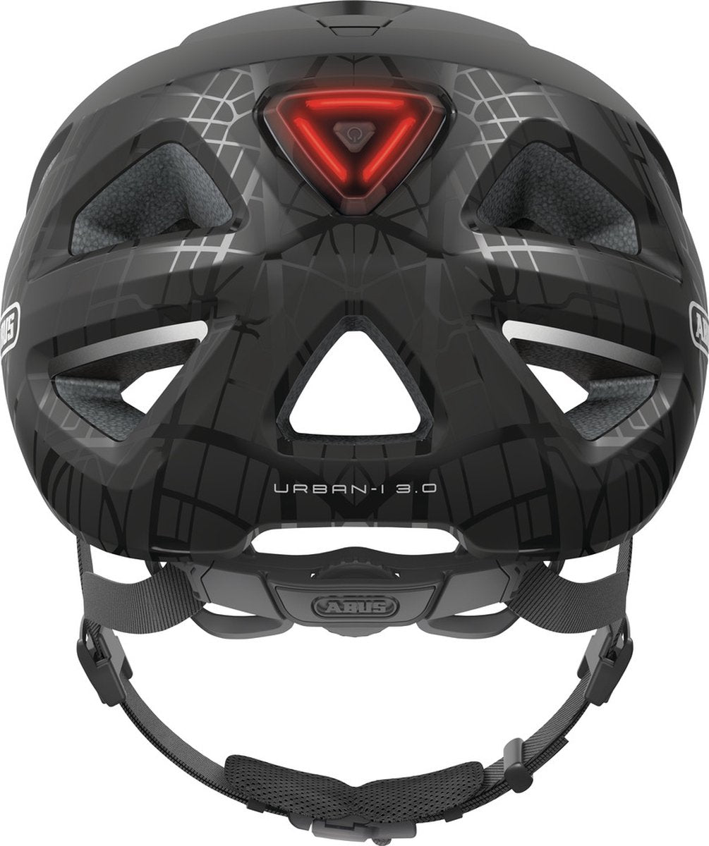 Abus Fahrradhelm Urban i 3.0 – Street Black – Helmgröße S (51 bis 55 cm)