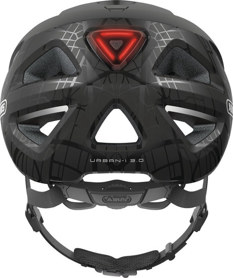 Abus Fahrradhelm Urban i 3.0 – Street Black – Helmgröße S (51 bis 55 cm)