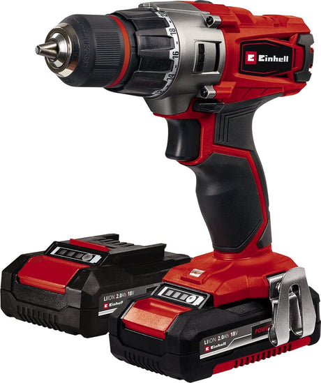 Einhell te-cd 18 2 li Akku-Bohrschrauber | 18v | 44nm | 2 x 2,0 Ah Akku + Ladegerät | im Fall - 4514231