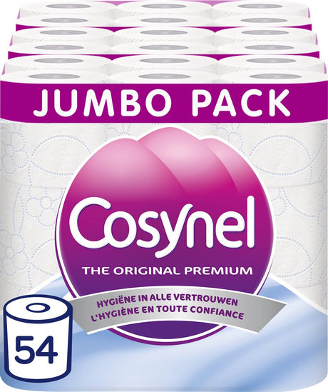 Cosynel Toilettenpapier – 54 Rollen – 3-lagig