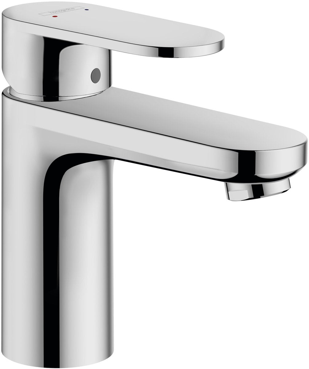 Hansgrohe Lackmischung – Waschtisch-Mischbatterie – Einhebelbedienung – ohne Ablaufgarnitur – Größe 100 mm – Chrom