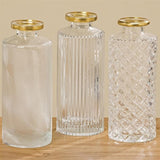 Boltze Home Vase Adore ø5x13cm aus transparentem Glas