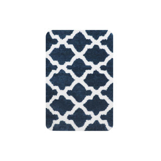 Dutch House Badematte Toulon 60x90 cm dunkelblau