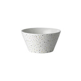 Dutch Rose Amsterdam Loft Schale 10 cm weiß glitzernd | 2 Stk