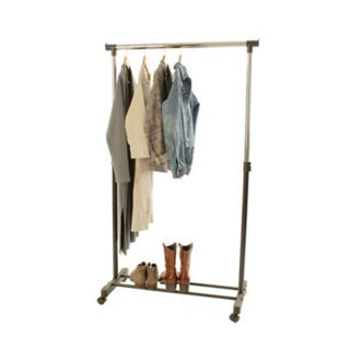 V-teiliger Kleiderständer 84x170x43 cm schwarz