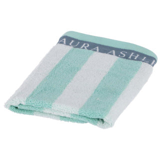 Laura Ashley Küchentuch weiß + mintfarbene Streifen 50 x 50 cm