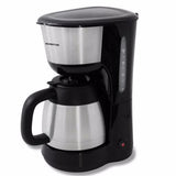 Inventum Kaffeemaschine kz618 1 l Thermoskanne aus schwarzem Edelstahl