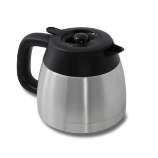 Inventum Kaffeemaschine kz618 1 l Thermoskanne aus schwarzem Edelstahl