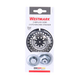 Westmark Spülbeckensiebe Edelstahl 7 cm 2 Stück