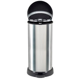 Curver Decobin Treteimer oval 40l silber schwarz