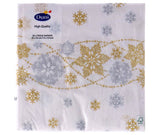 Duni Servietten Schneeweiß 33x33 cm | 12 Stück
