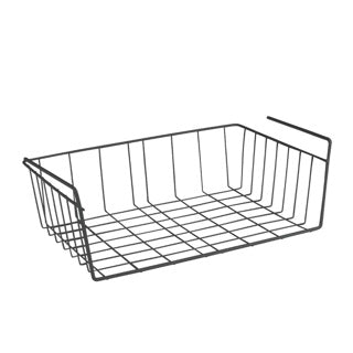 Metaltex Hängekorb 40x26x14 cm aus schwarzem Metall